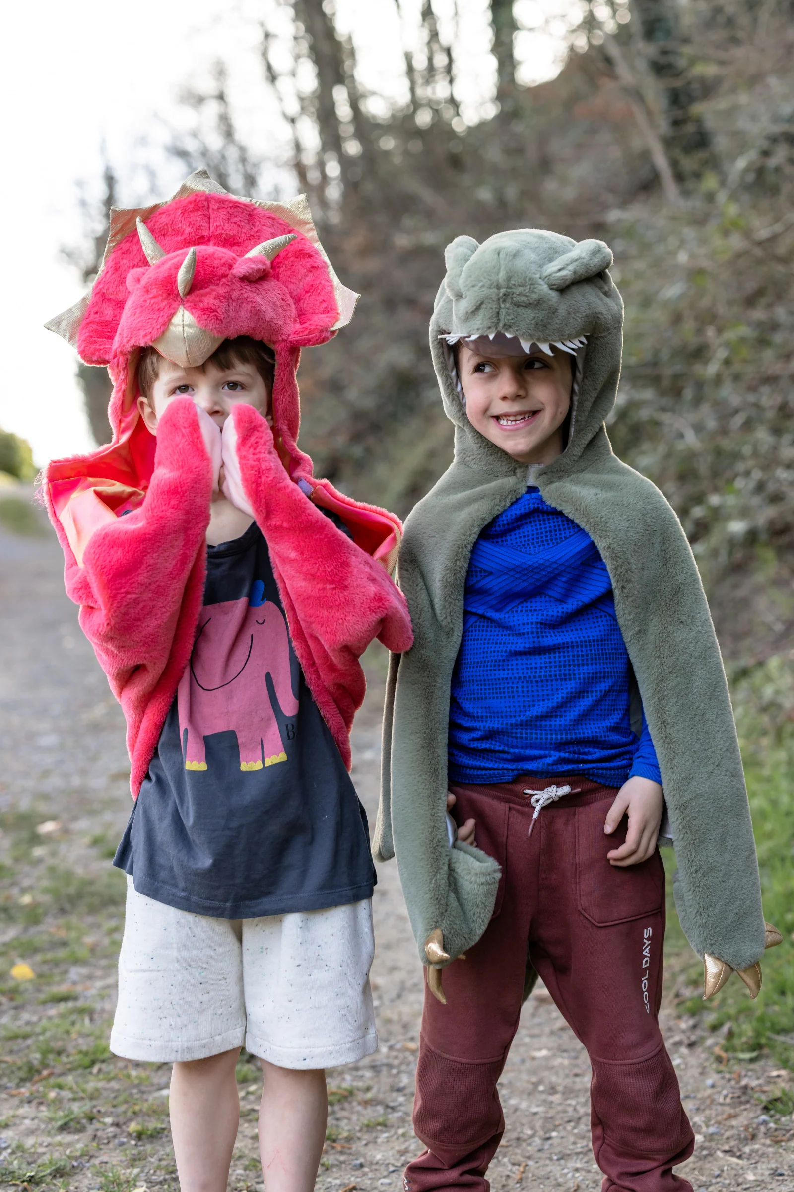 Red Triceratops Cuddle Cape - Image 3