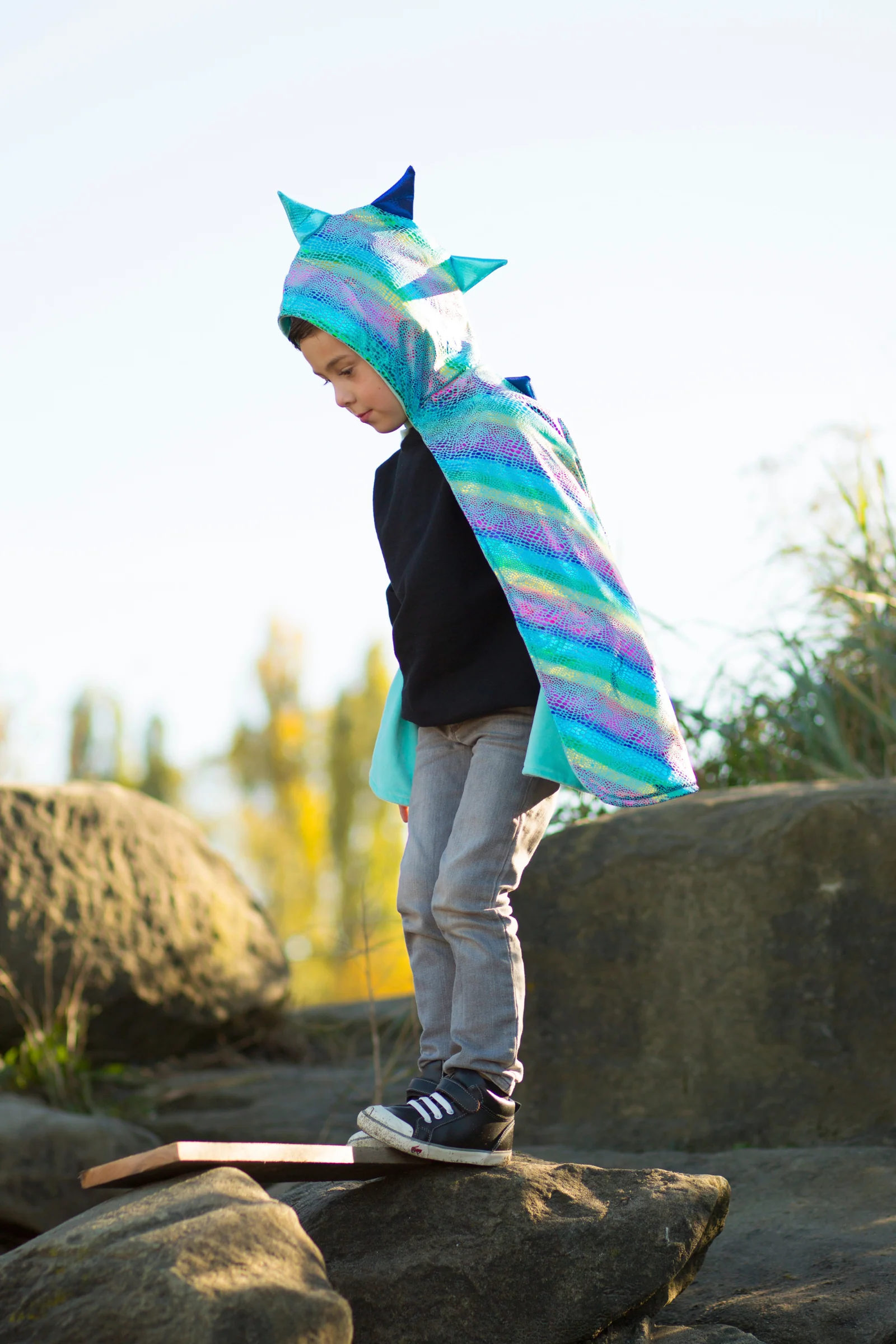 Reversible Unicorn Dragon Cape - Image 6