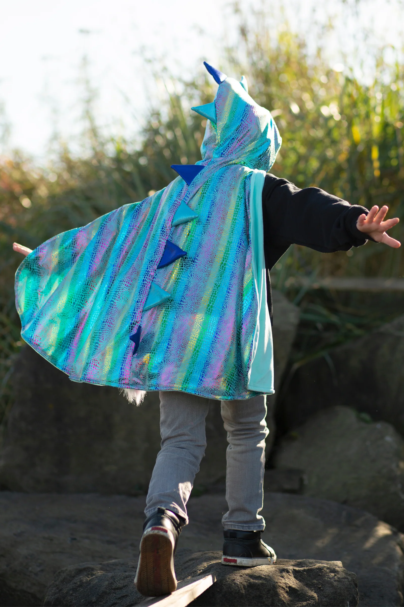 Reversible Unicorn Dragon Cape - Image 7