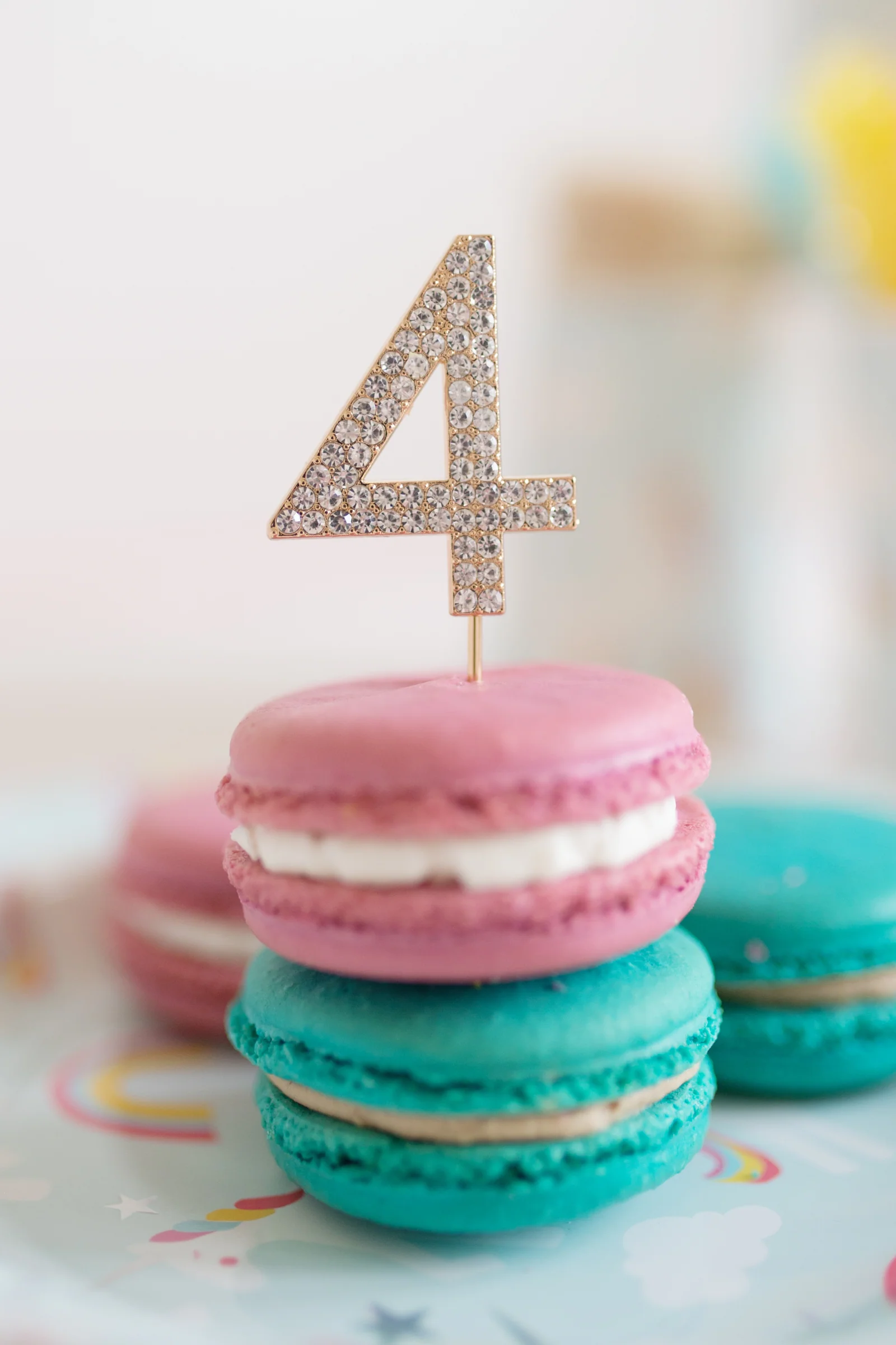 Rhinestone Cake Topper Numbers - Image 3