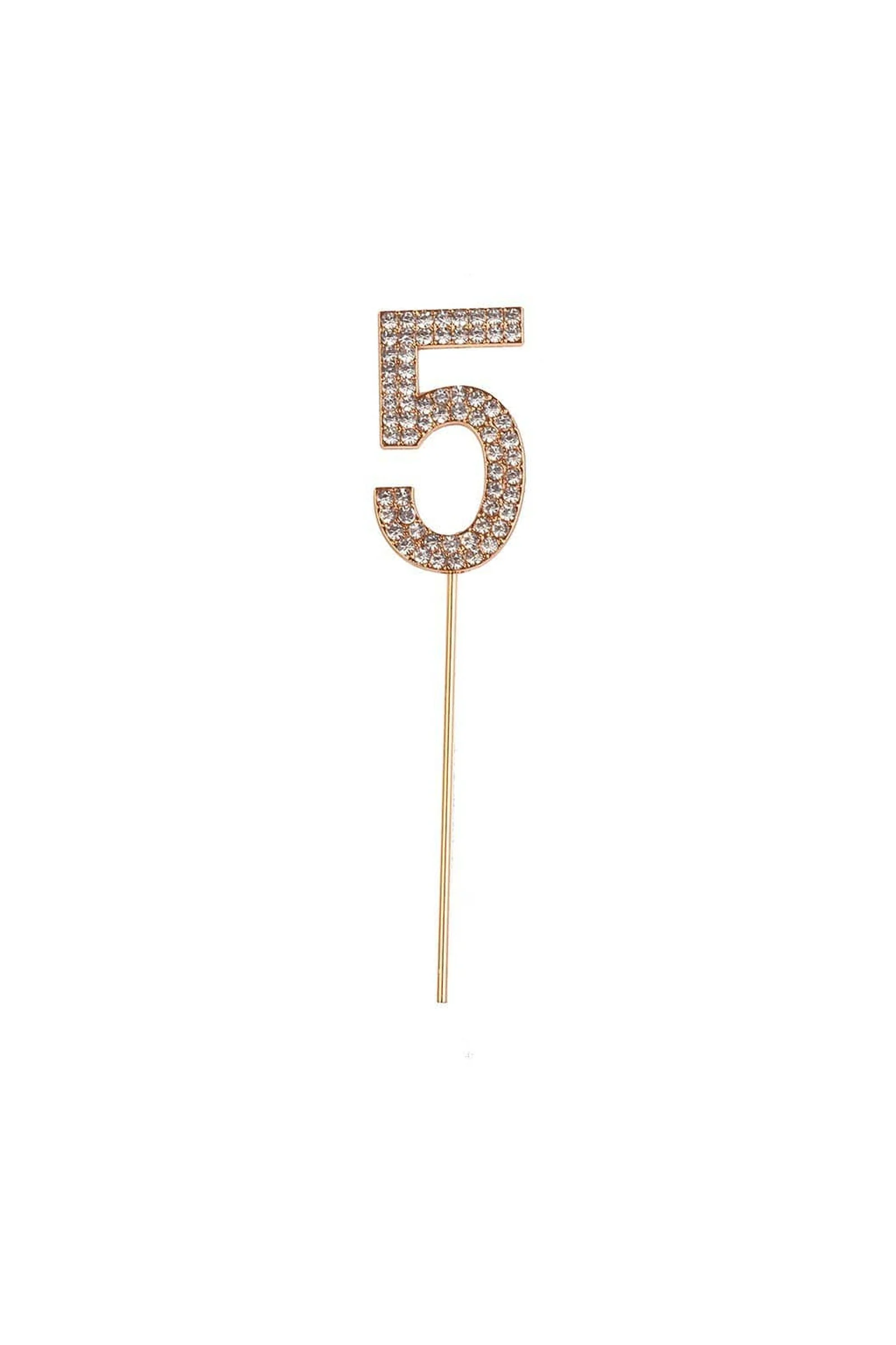 Rhinestone Cake Topper Numbers - Image 8