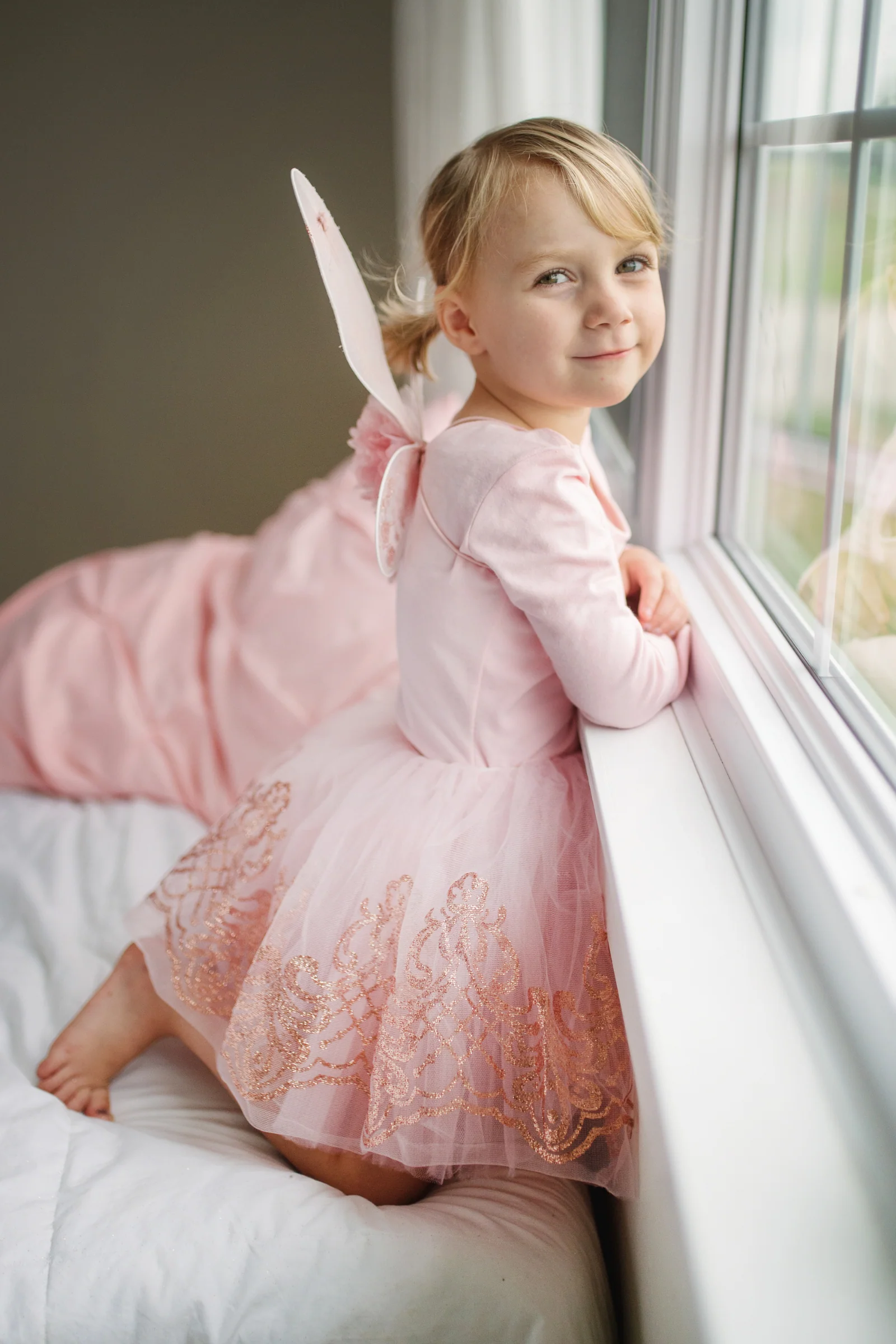 Rose Gold Tutu & Wings Set - Image 4