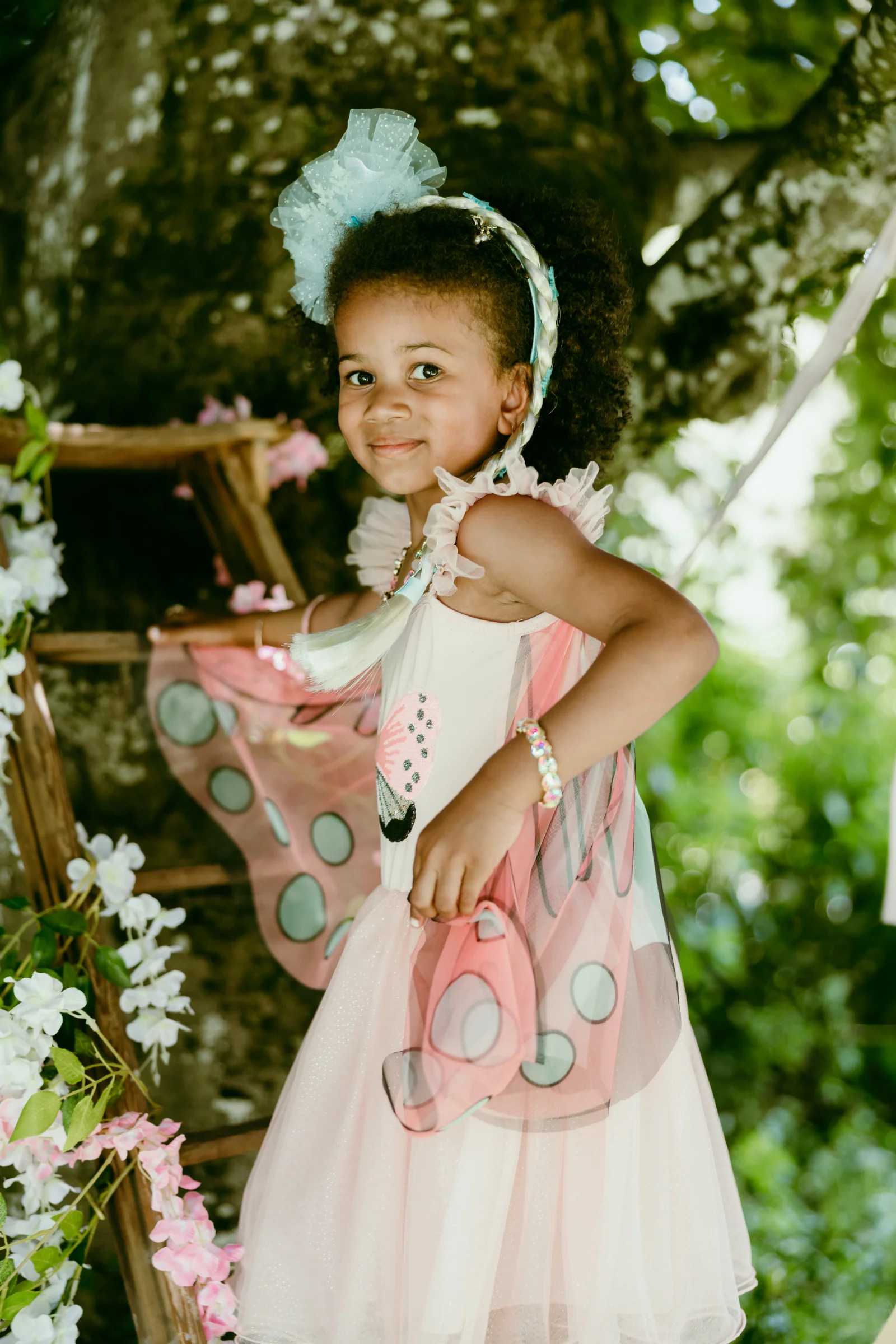Sequins Secret Butterfly Twirl Dress with Wings - Image 2