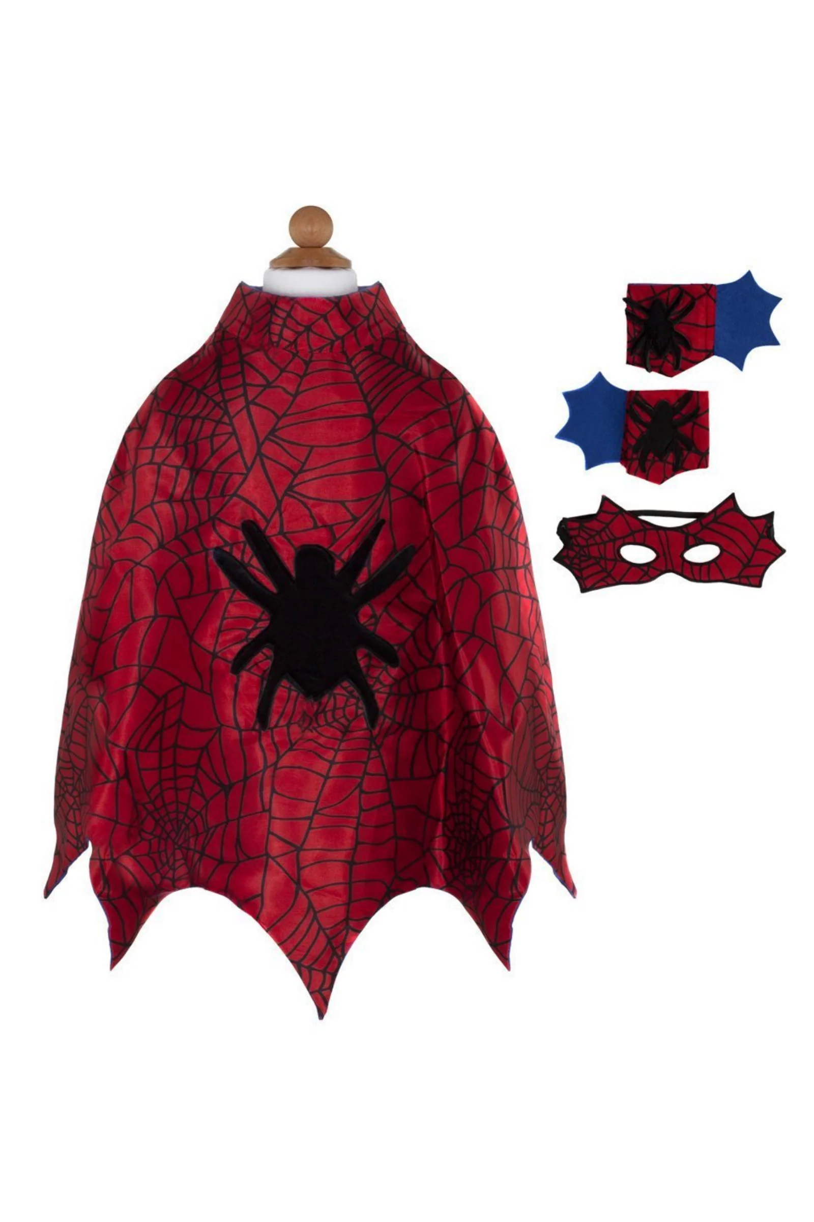 Spider Cape Set with Mask and Cuffs - Image 9