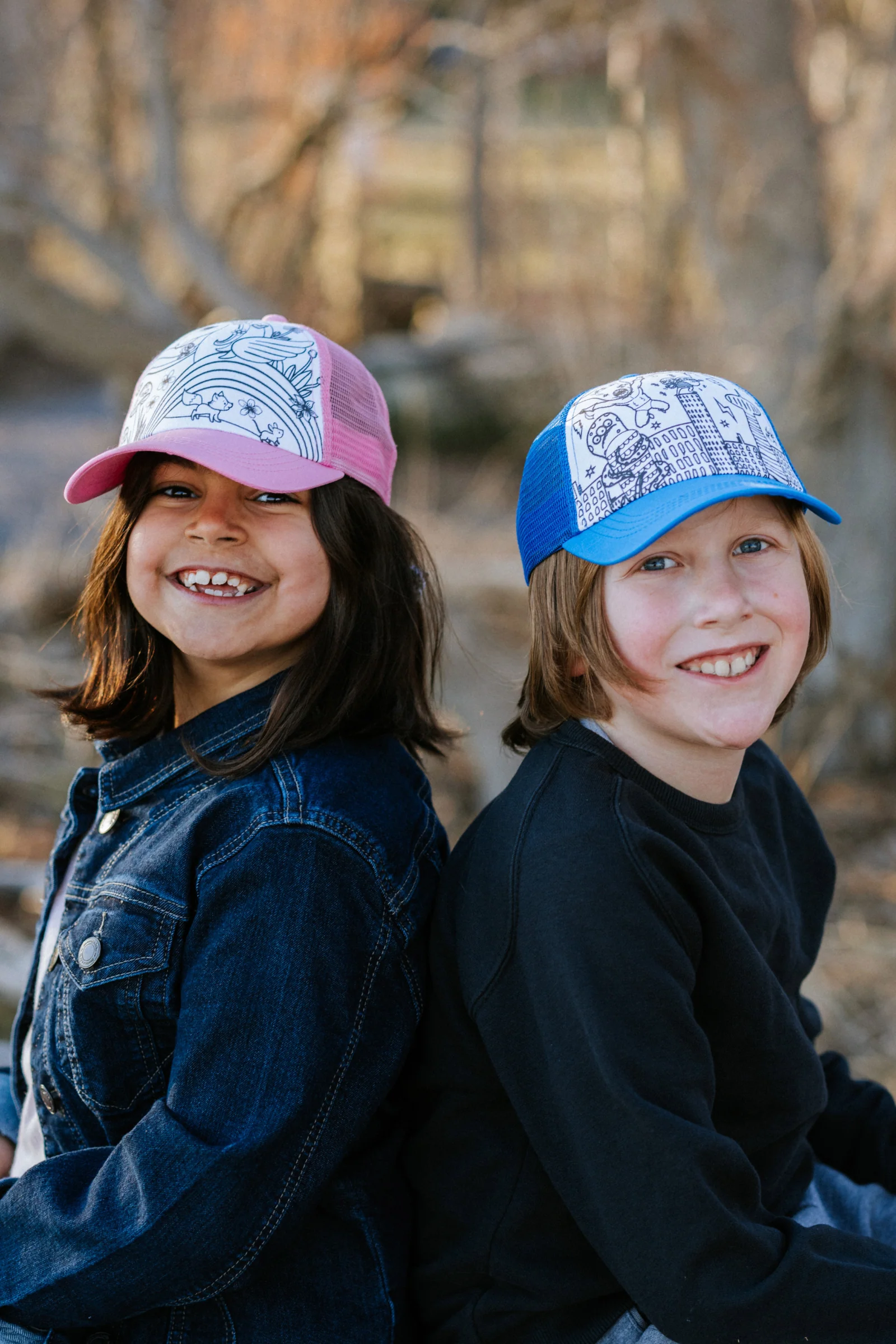 Superhero Colour-in Ball Cap - Image 4
