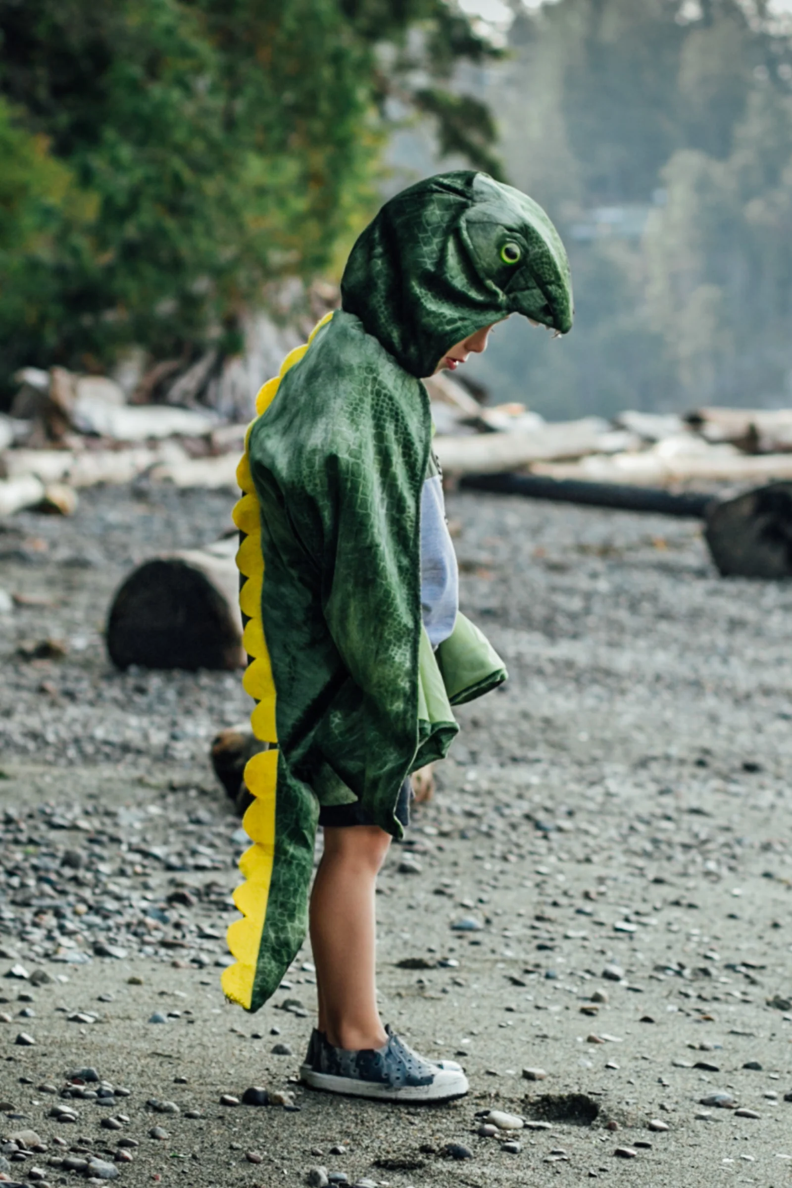 T-Rex Hooded Dinosaur Cape - Image 2