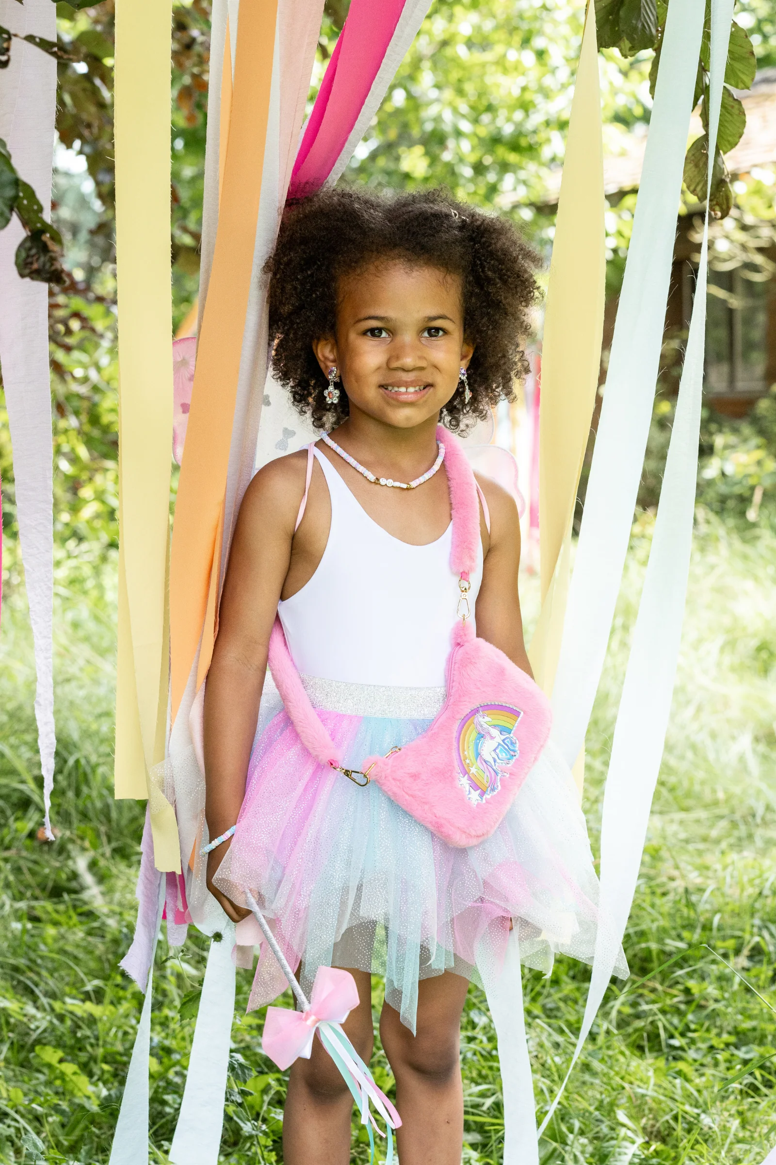 Think Mint Pink Skirt, Wings & Wand - Image 2