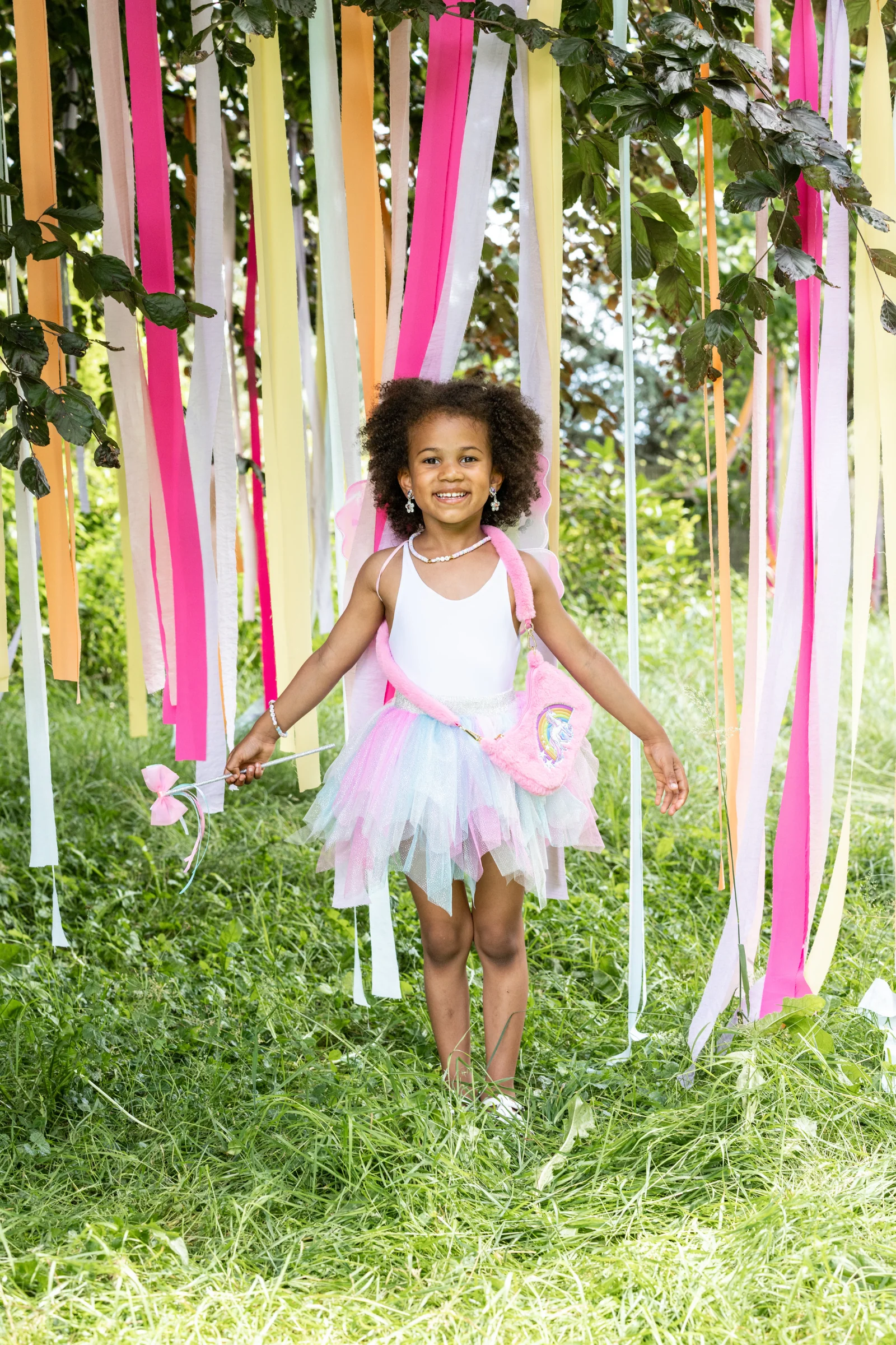 Think Mint Pink Skirt, Wings & Wand - Image 3