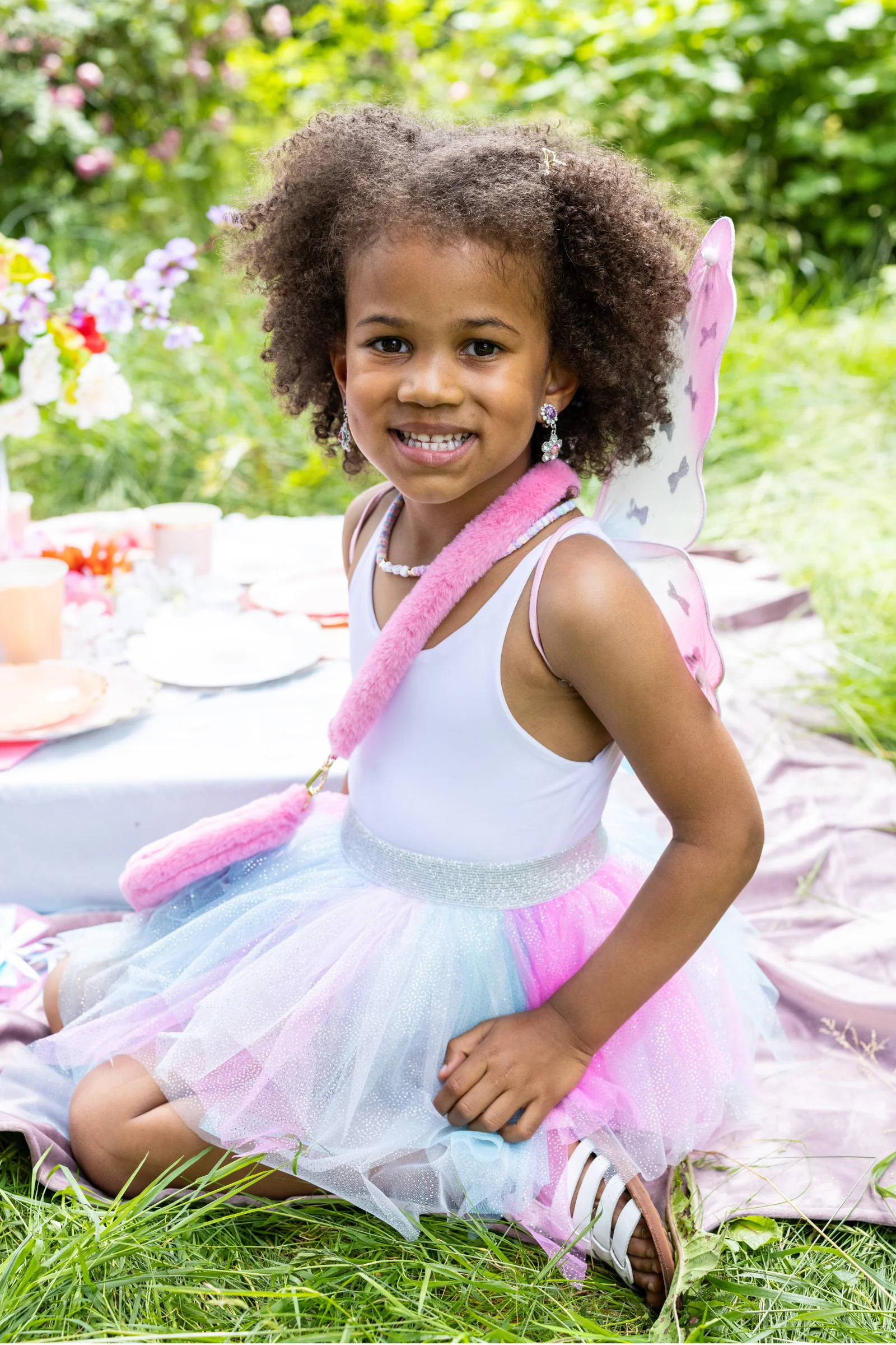 Think Mint Pink Skirt, Wings & Wand - Image 4