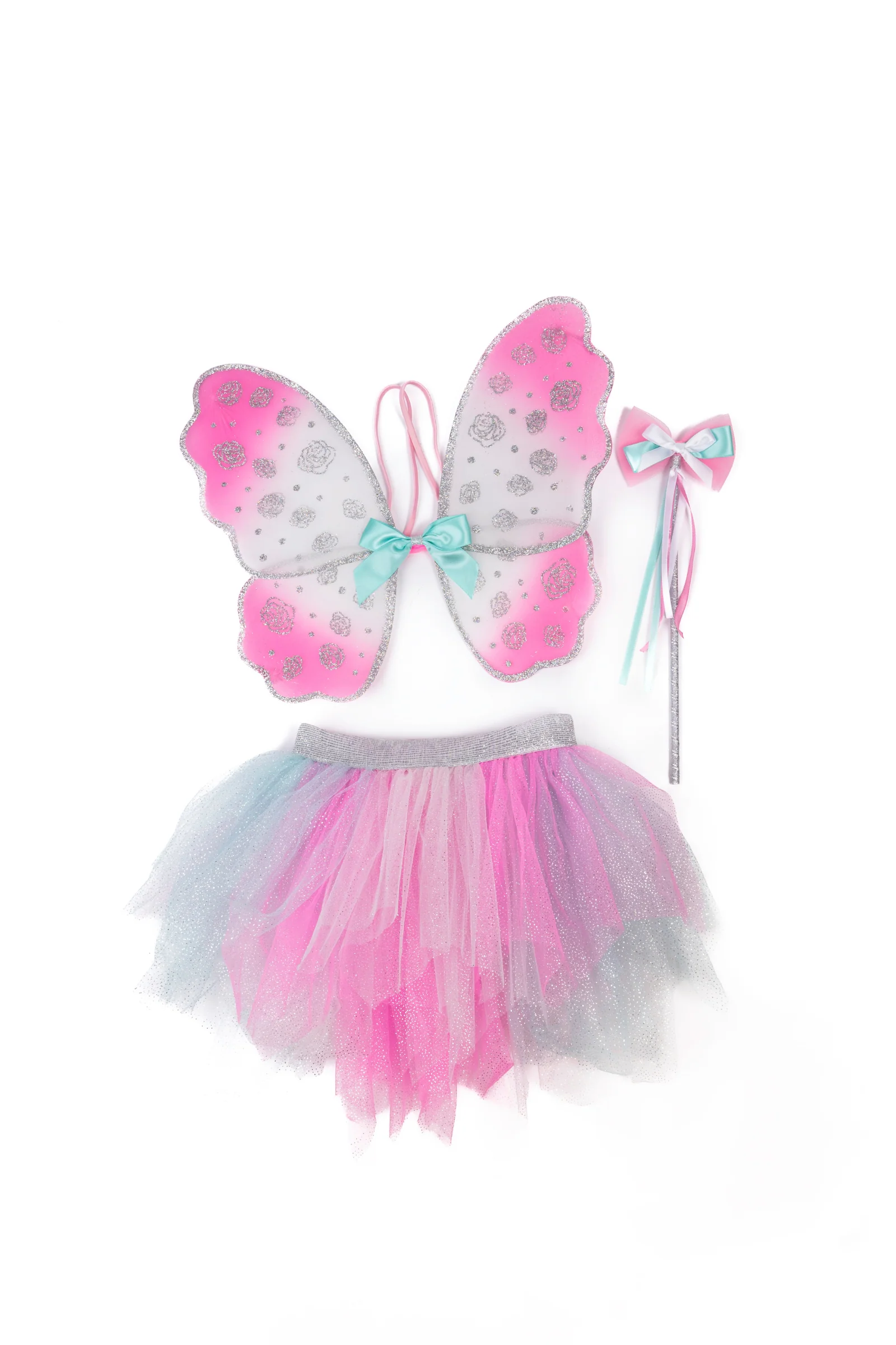 Think Mint Pink Skirt, Wings & Wand - Image 5