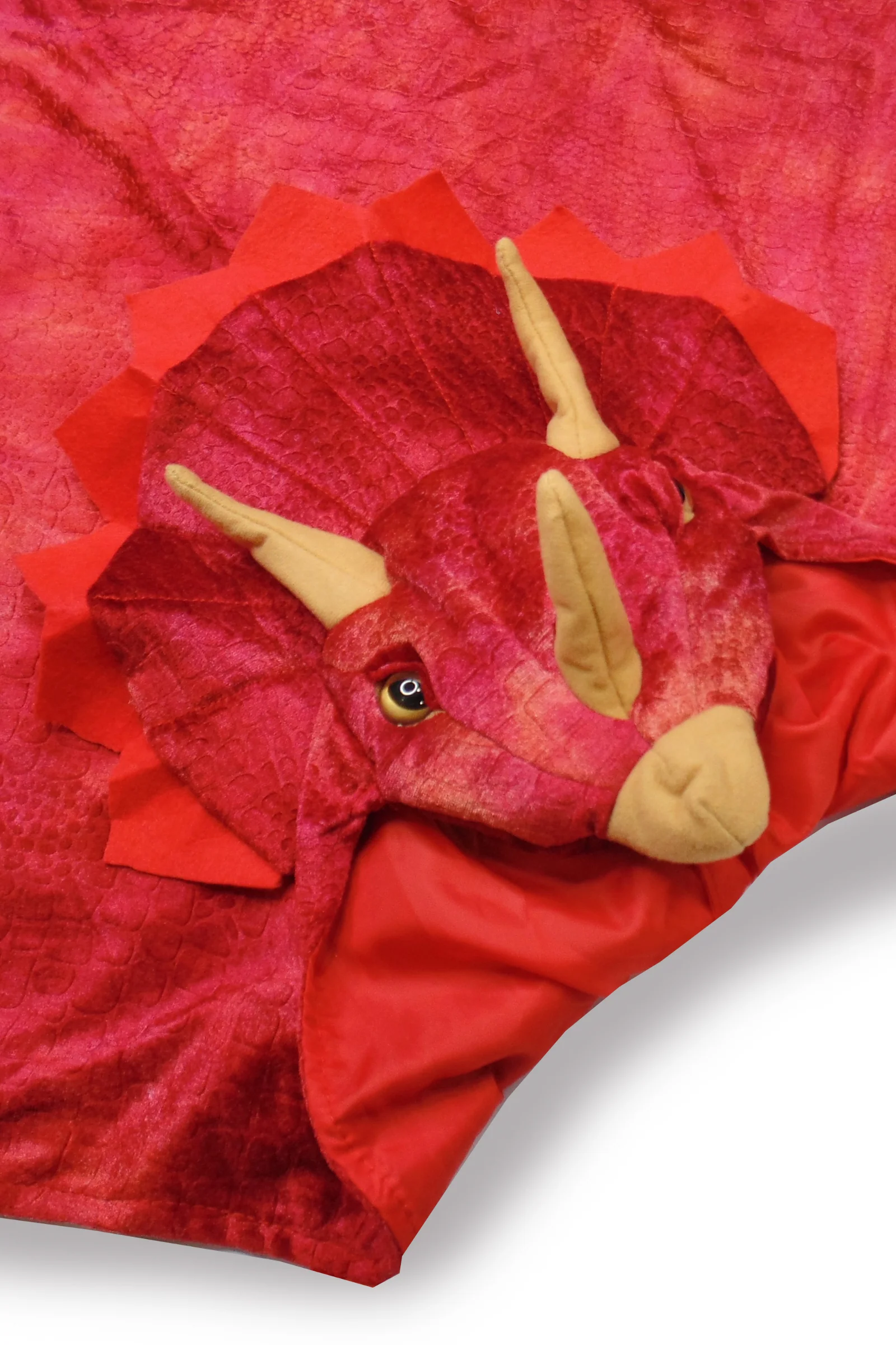 Triceratops Hooded Dinosaur Cape - Image 7