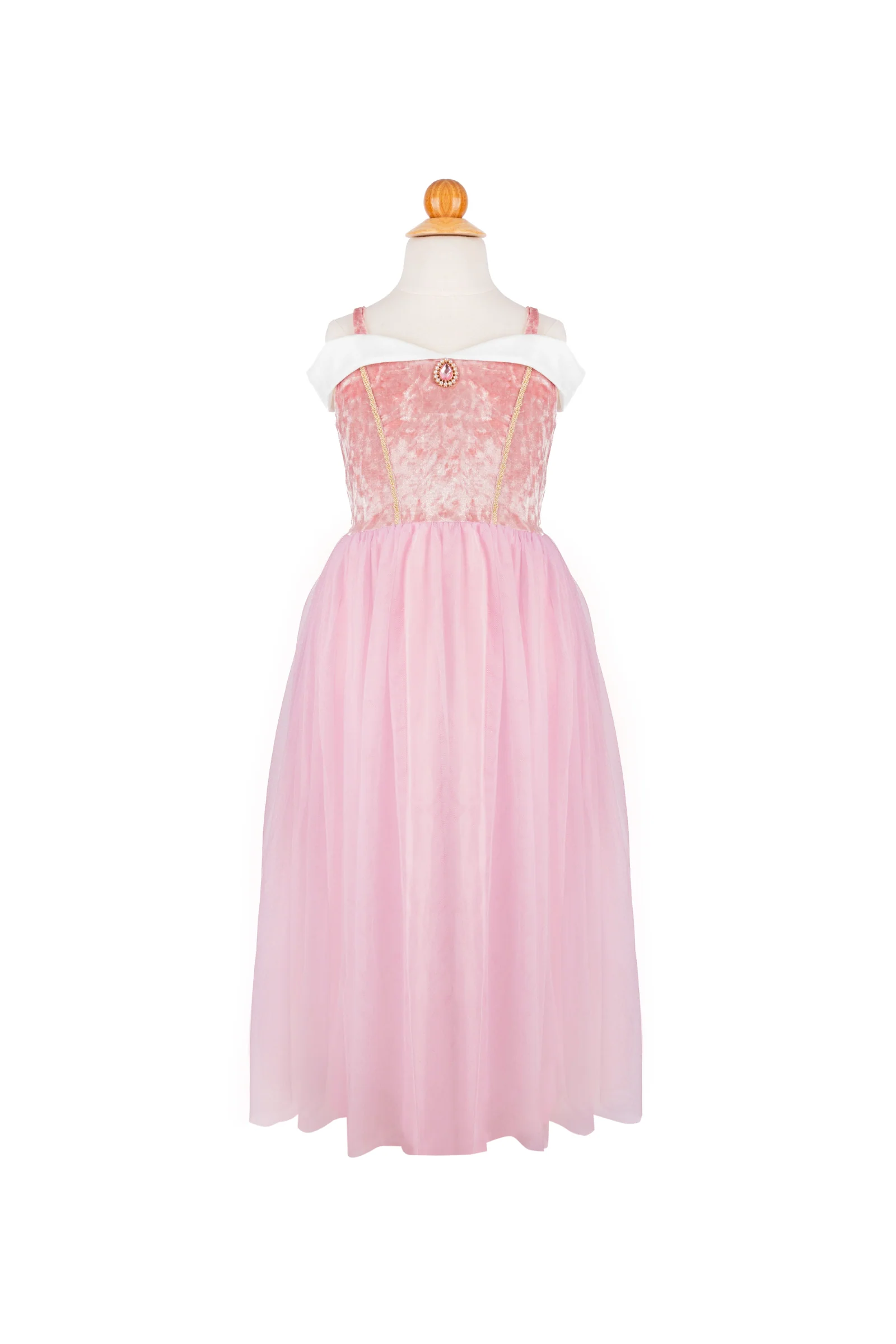 Velvety Soft Sleeping Sweetheart Princess Gown with Arm Warmers - Image 6