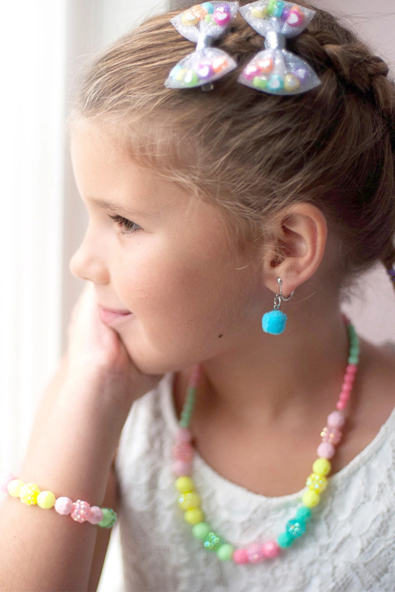 Vividly Vibrant Necklace & Bracelet Set - Image 2