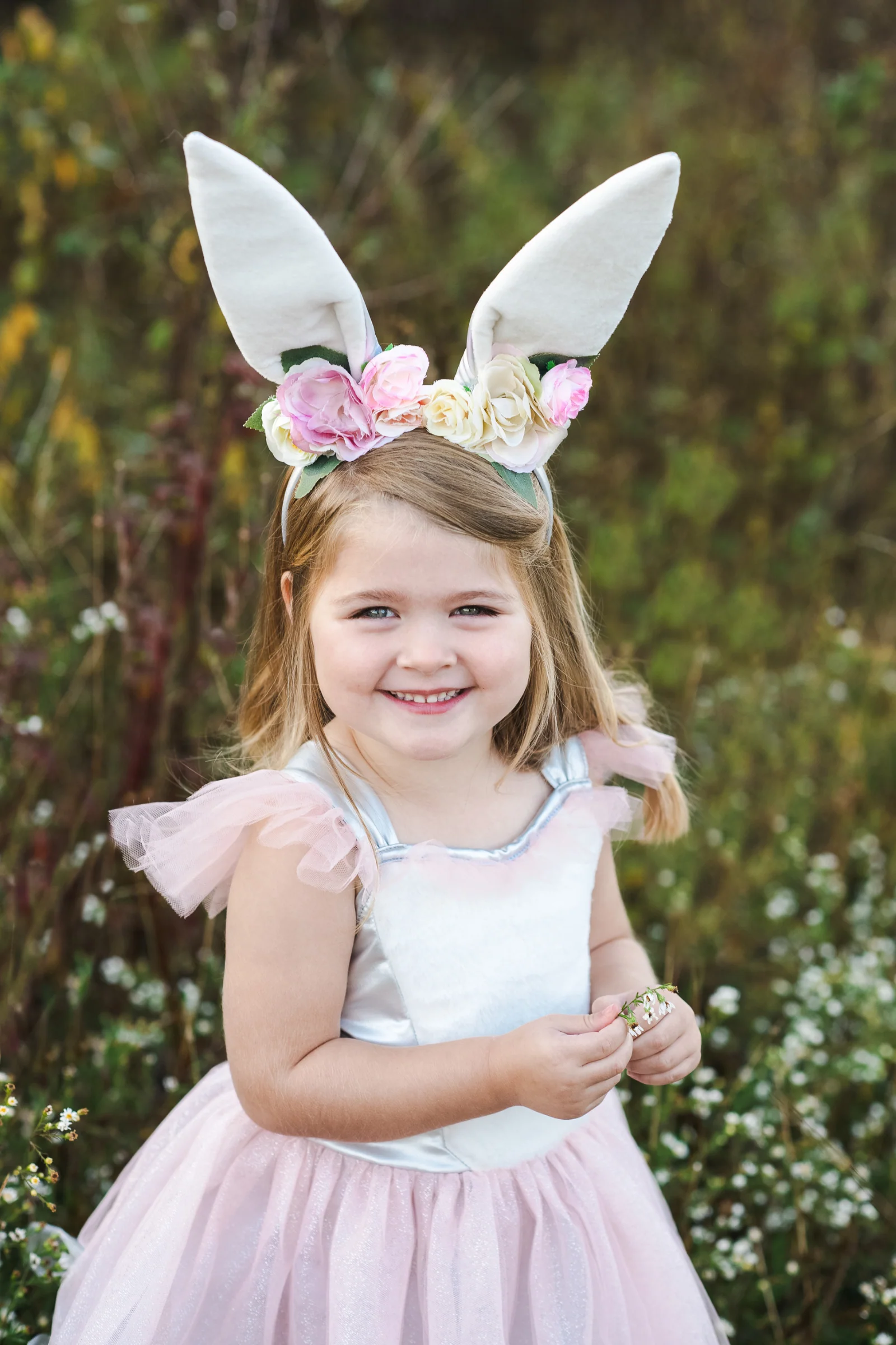 Woodland Bunny Dress & Headpiece - Image 3