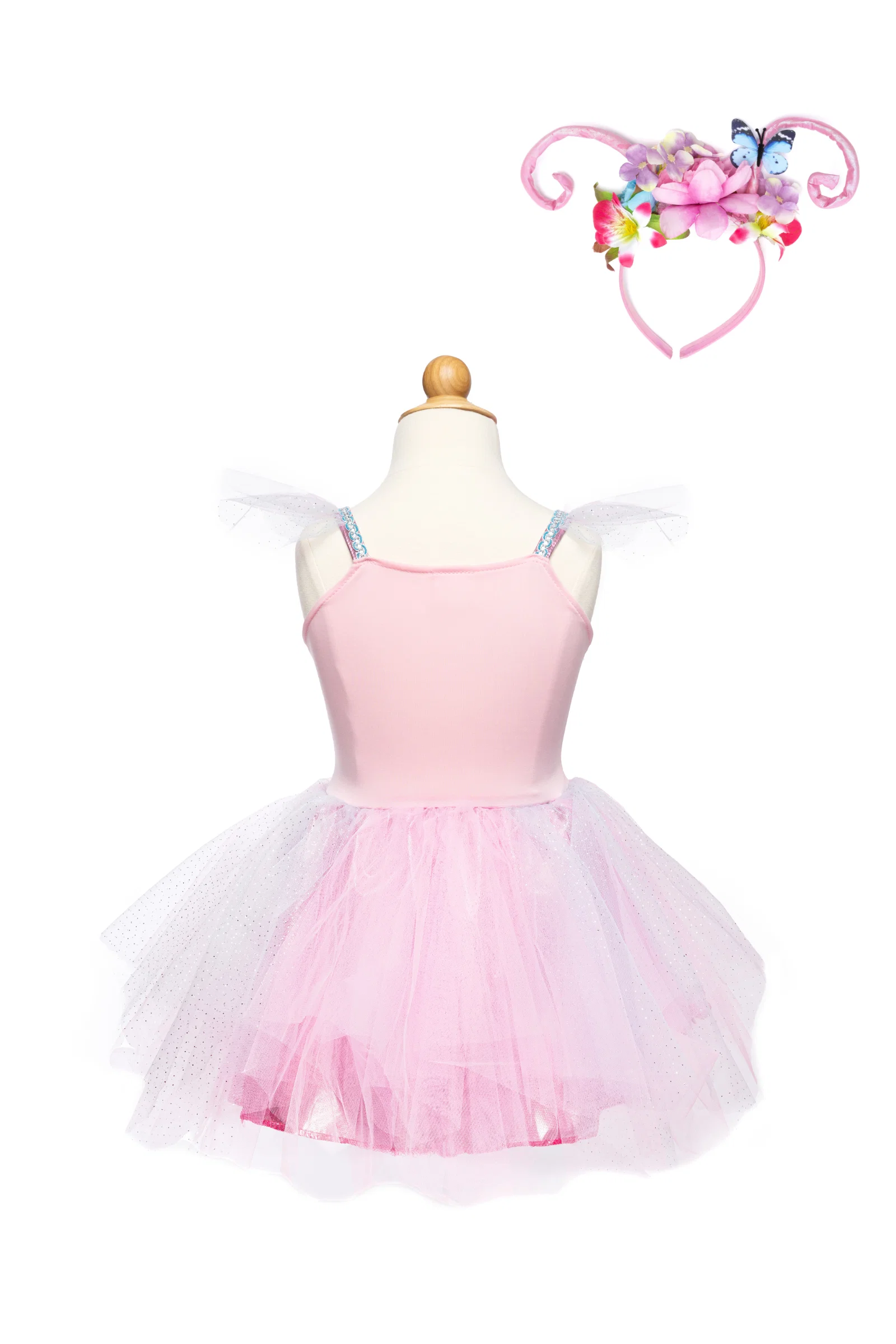 Woodland Butterfly Dress & Headpiece - Image 8