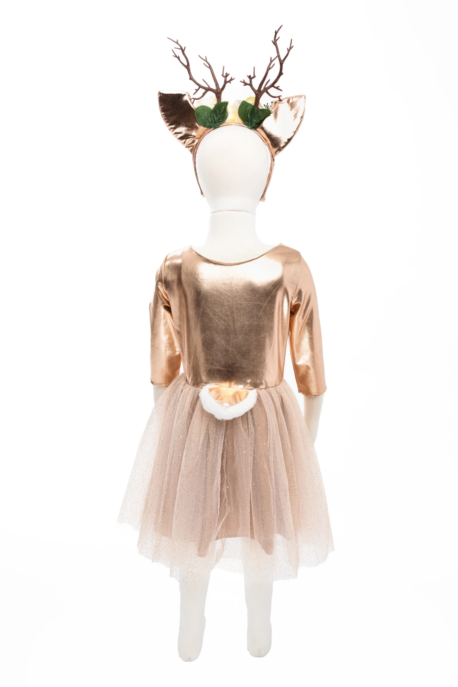 Woodland Deer Dress with Headpiece - Image 8