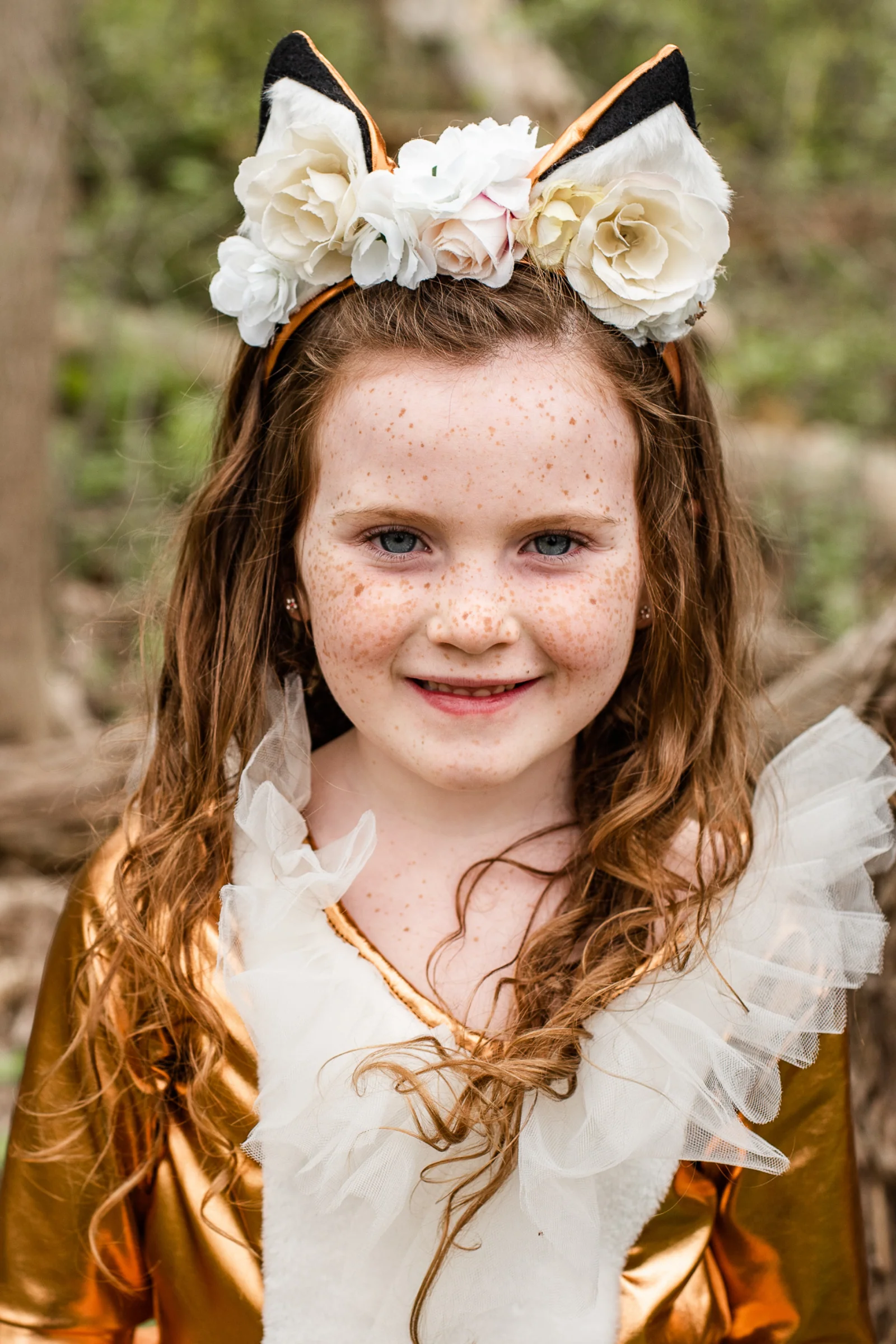 Woodland Fox Dress with Headpiece - Image 5